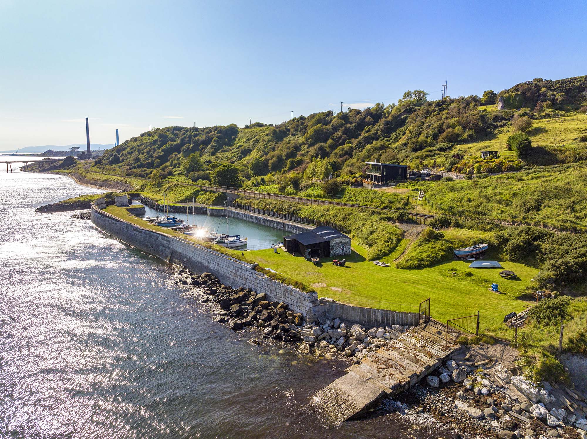 Lovely sunny summers day at Whiteharbour Whitehead